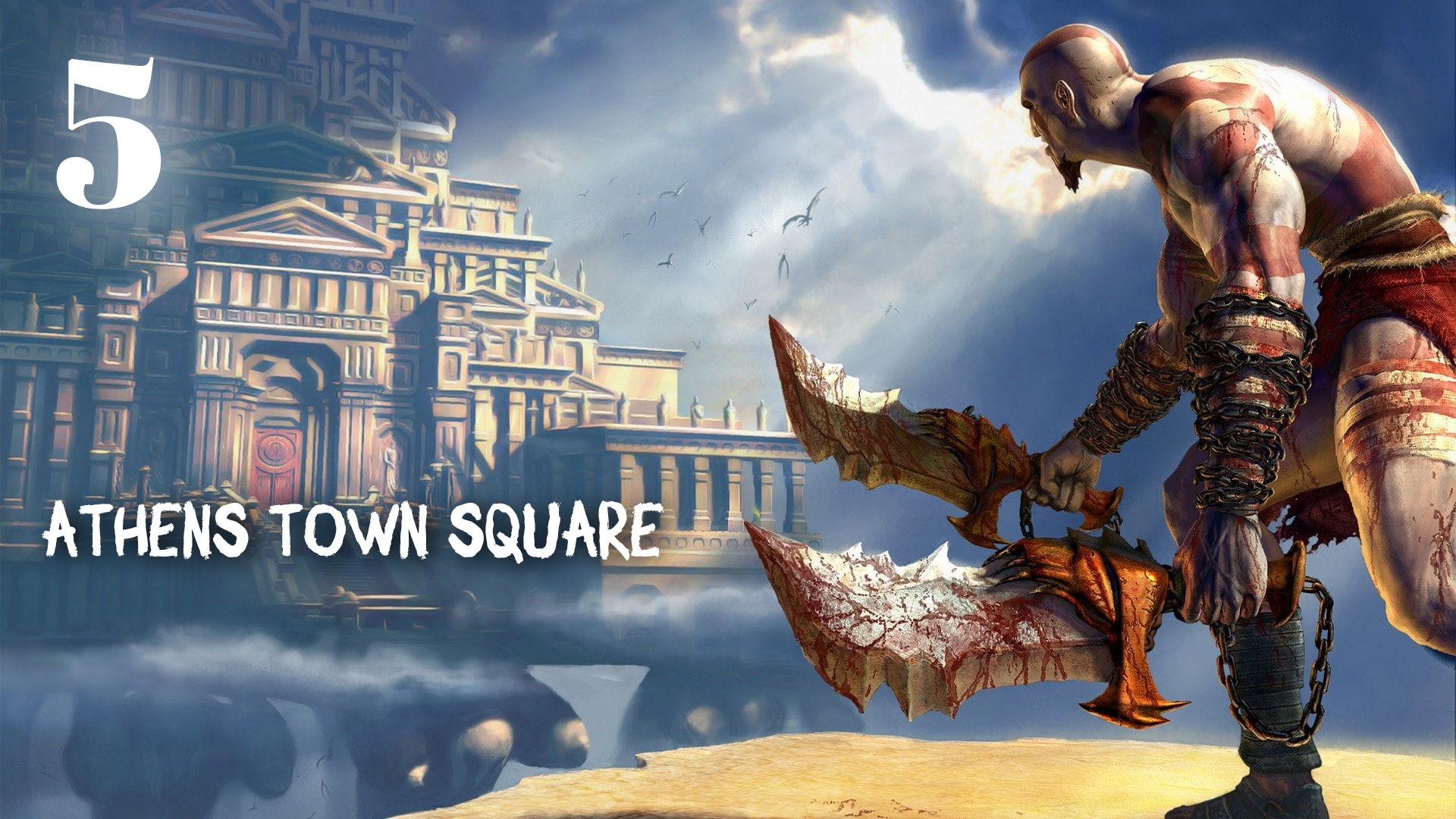 God of War HD Athens Town Square