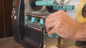 Godex EZ2250i és EZ2350i címkenyomtató - etikett befűzése