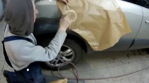 Подготовка пластикового крыла под грунт