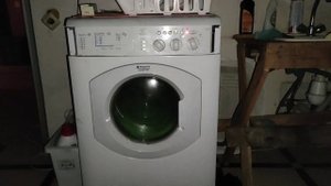 Hotpoint-indesit WIL 105 with awesome old drum - final spin programm 8