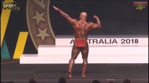 Кевин Леврон позирование Арнольд Австралия 2018