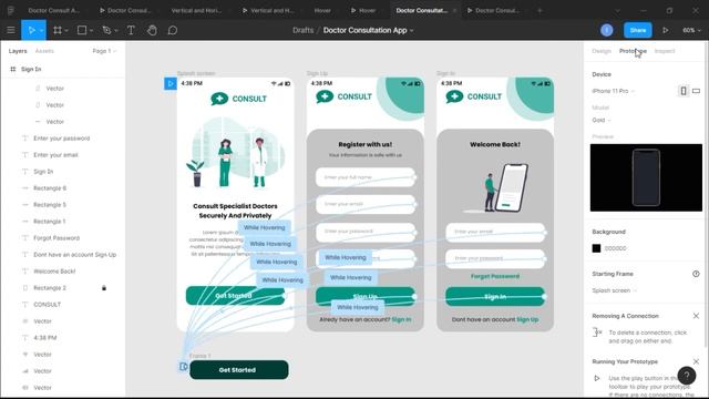 Figma Mobile App Design Tutorial | Doctor Consultation App (2021)