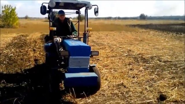 Кто кого  Мототрактор или Мотоблок? Фрезеровка земли, мототрактор , фреза на мототрактор