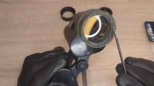 Юстування бінокля лінзами Б12-1 двоїть Юстировка бинокля collimate binoculars Double Vision