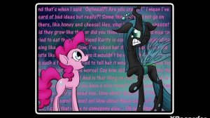 реакция на комикс my little pony Пинки пай Vs Кризалис