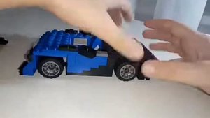 лего самоделка Bugatti chiron