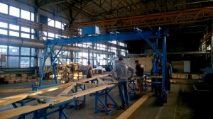 Линия производства деревянных ферм. Кондуктор