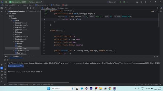 JavaBean & RECORD in Java | JDK 17 Feature | Java Course 2023