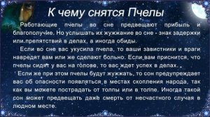 К чему снятся Пчелы (Сонник)