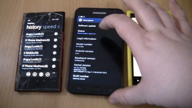 Android Ice Cream Sandwich+2 Nokia Lumia angry luntik Incoming call&Outgoing call at the Same Time смотреть онлайн