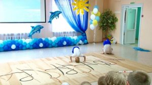 Акробатический номер для мальчиков на выпускном в детском саду