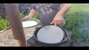 КАРТОШКА С ИНДЕЙКОЙ В КАЗАНЕ.РЕЦЕПТ НА УРА БЛЮДА НА УГЛЯХ.