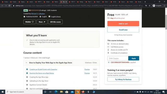 Today Udemy Free Courses with Certificate | Free Online Courses with Certificate | #udemycoupon смотреть онлайн