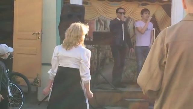 "За Глаза Твои Карие"-исполнение к/г "Панорама"в Парке Горького Пермь,май2016 смотреть онлайн