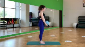 Наклон вперед с отягощением