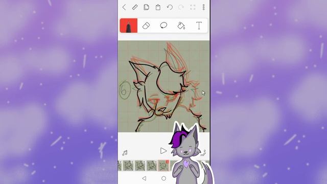 How I animated in flipaclip| Как я рисую анимацию во flipaclip смотреть онлайн