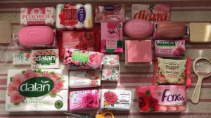 Мыло с розой. Розовый аромат в мыле.