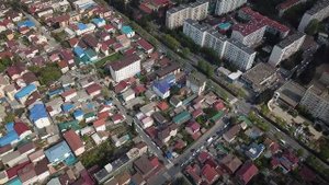 Центральный Адлер с воздуха. Я влюбился в Адлер