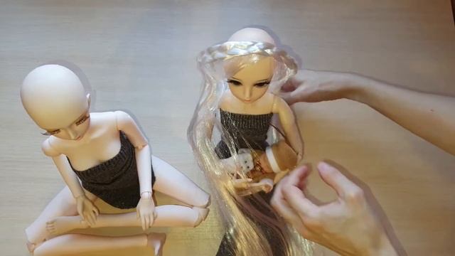 Обруч ободок с волосами из Фикс прайс