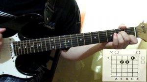 HIM - The Funeral Of Hearts acoustic version cover how to play guitar lesson