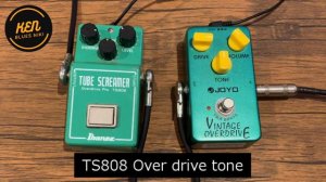 JOYO Vintage Overdrive JF-01 VS Ibanez Tubescreamer Overdrive Pro TS808