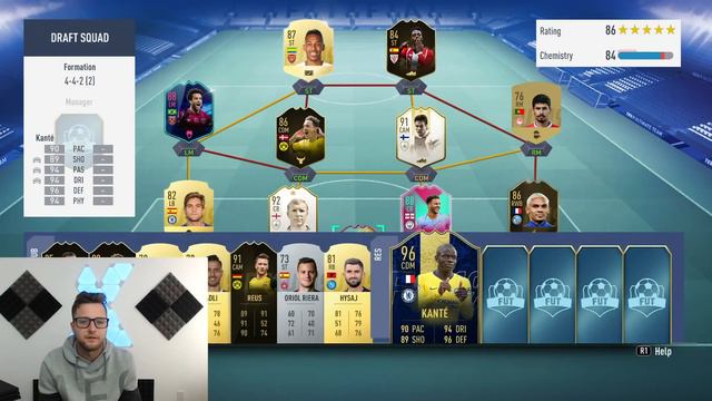 If We Can't Draft a 192 Without TOTS Players We Have to Buy Our Rivals Kit! FIFA 19 Draft Challenge