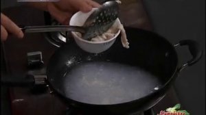 Грушевый суп с куриными кусочками