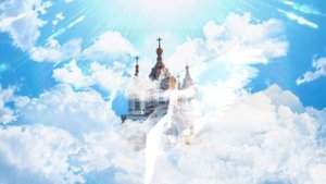 футаж храм в небесах