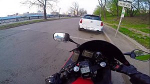 Бумер. Покатушки по городу. Honda CBR600 F4i