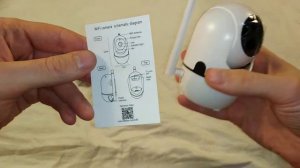 QZT IP WI-FI Камера для домашней безопасности. Купольная камера на 360°. Распаковка (с алиэкспресс)