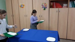 Мастерята. 3Б класс. Сервировка гостевого стола