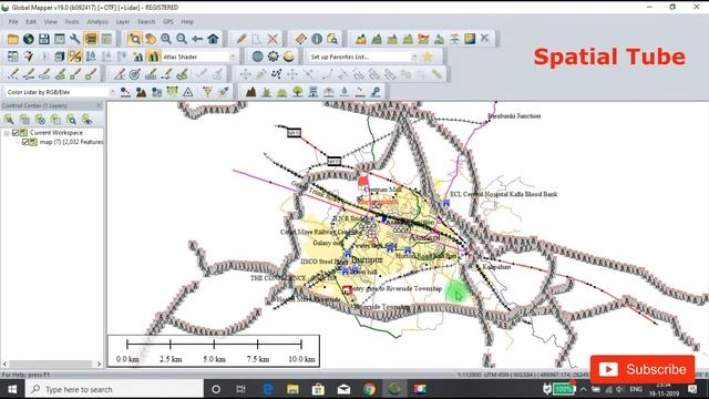 Open Street Map data overlay in Google Earth смотреть онлайн
