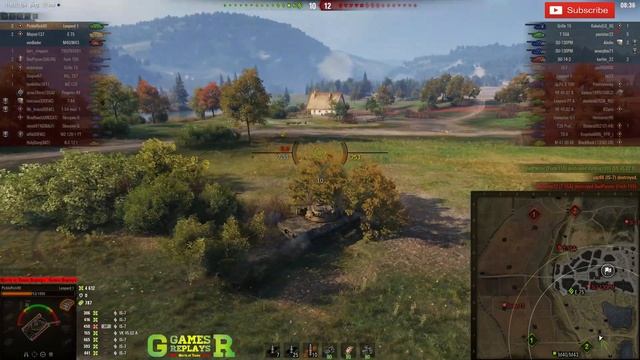 World of Tanks Leopard 1 Replay - 7 Kills 6.7K DMG(Patch 1.6.1) смотреть онлайн