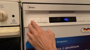 Посудомоечная машина Midea MFD45S400W настройка жесткости воды и подачи ополаскивателя