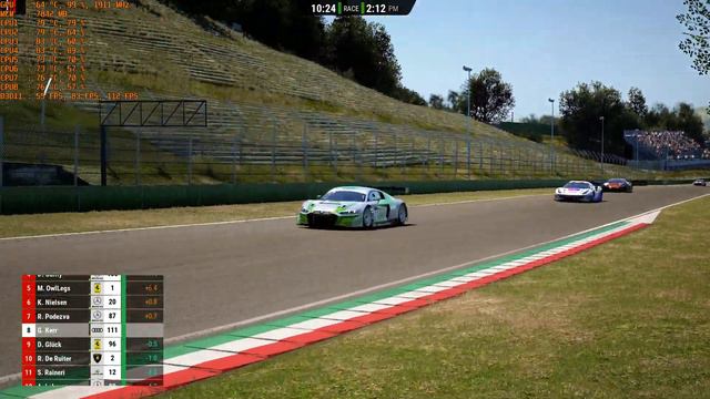 Assetto Corsa Competizione [1440p] - 60SA PUBLIC Imola race by F1ItaOnline + benchmark & settings смотреть онлайн