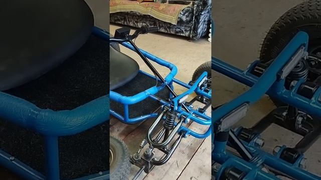 Детский электромобиль (багги) из гироскутера своими руками. Устройство подвески смотреть онлайн