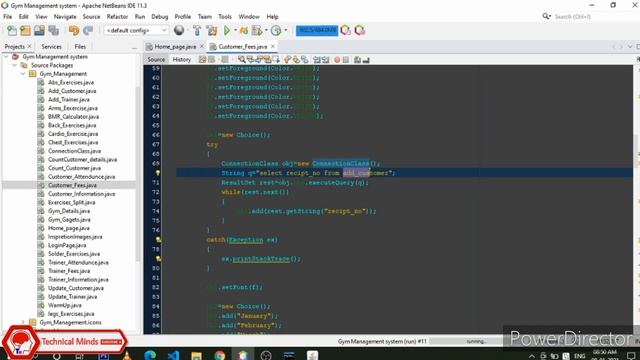 13 - Gym Management System in java | Java project | Netbeans Mysql Database