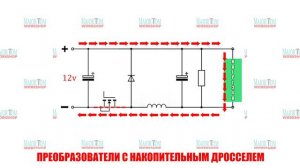 Как работает DC-DC преобразователь напряжения с накопительным дросселем - Buck Converter?