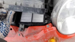 Замена воздушного филтра DAEWOO MATIZ ДЭУ МАТИЗ.