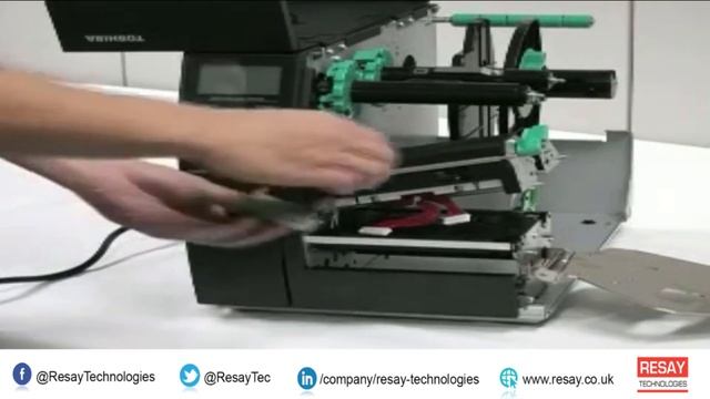 How To Replace Toshiba Barcode Printers Printhead? | Resay Technologies