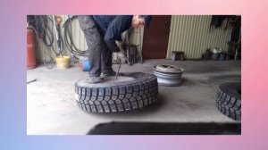 разбортировать колесо грузовиков своими руками.
