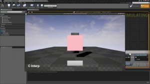 Interpolation - Cinterp Node in Unreal Engine 4