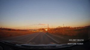 Driving in Moscow region: Бронницы - городской округ Воскресенск 05/12/2020 (timelapse 4x)