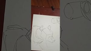 Рисование головы медведя. Схема