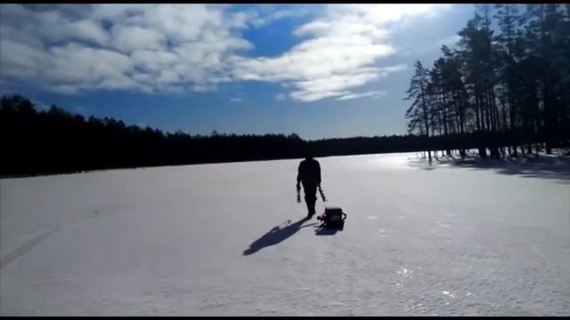 Зимняя рыбалка в Карелии. смотреть онлайн