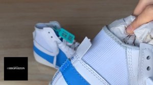 РАСПАКОВКА с Poizon -Nike Blazer Mid 77 Jumbo University blue