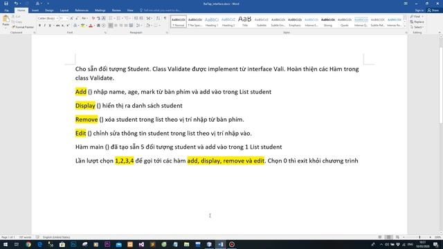 Lập trình Java - Giải bài tập về Add, Edit, Remove trong Array List Java