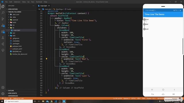 [4K] FLUTTER 2 - 03. Membuat Timeline | Timeline Tile Flutter смотреть онлайн