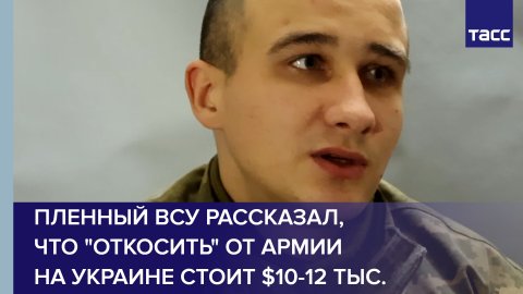 Пленный ВСУ рассказал, что "откосить" от армии на Украине стоит $10-12 тыс. #shorts