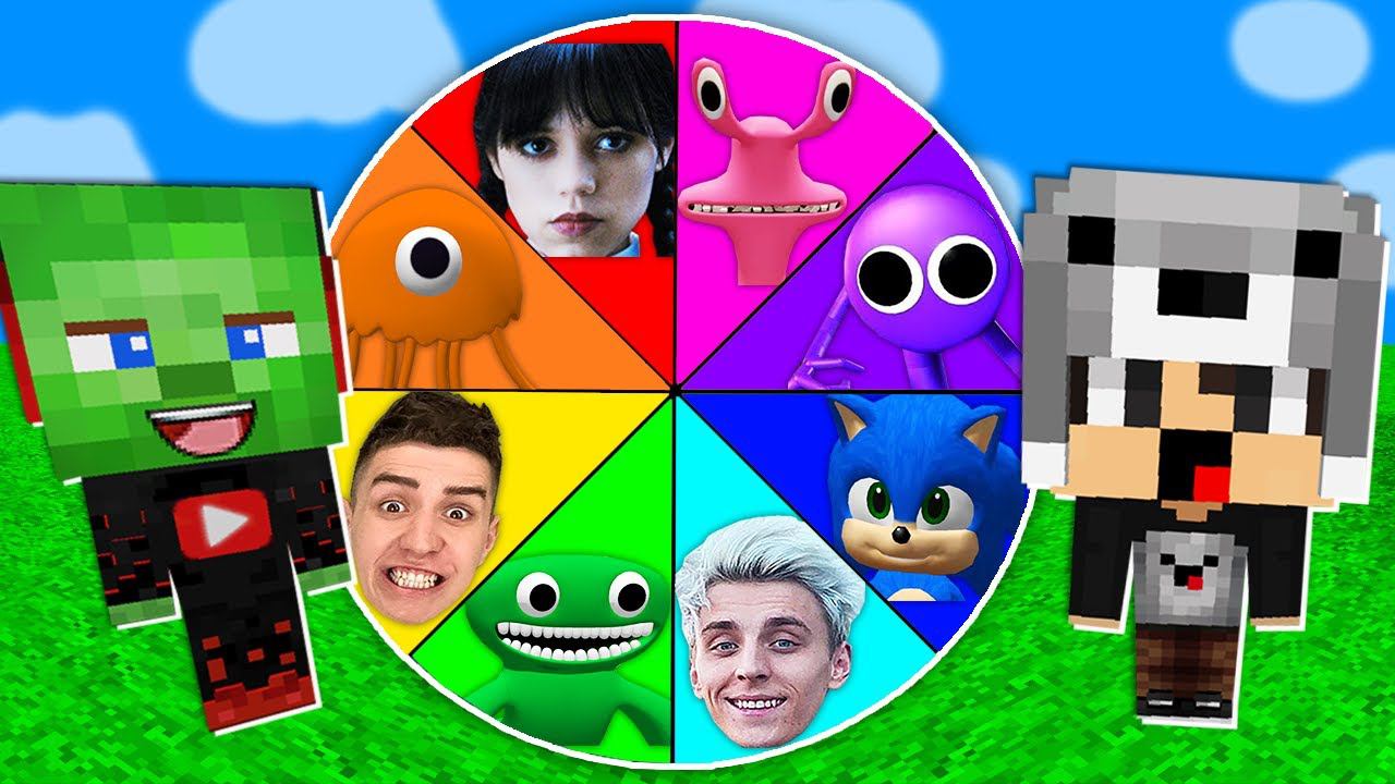 ЗОМБАК НАШЕЛ КОЛЕСО ФОРТУНЫ В МАЙНКРАФТ